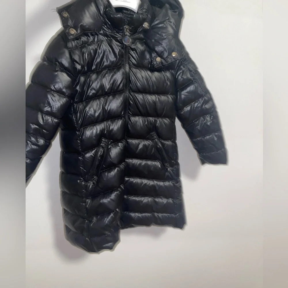 Black Moncler Kids Puffer Jacket - Picture 3 of 7